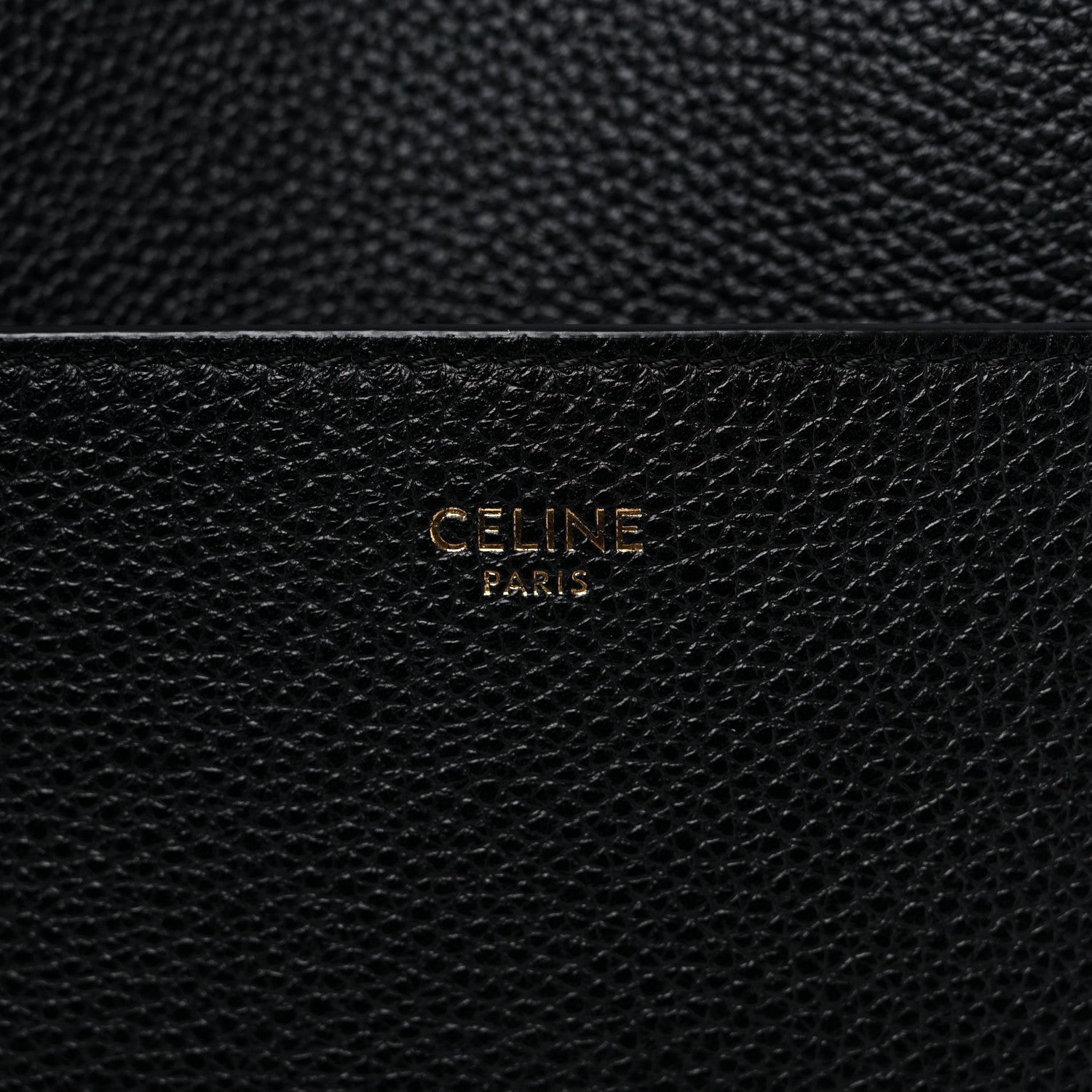 Celine Soft Grained Calfskin Sangle Bucket Bag Black 6 of 13