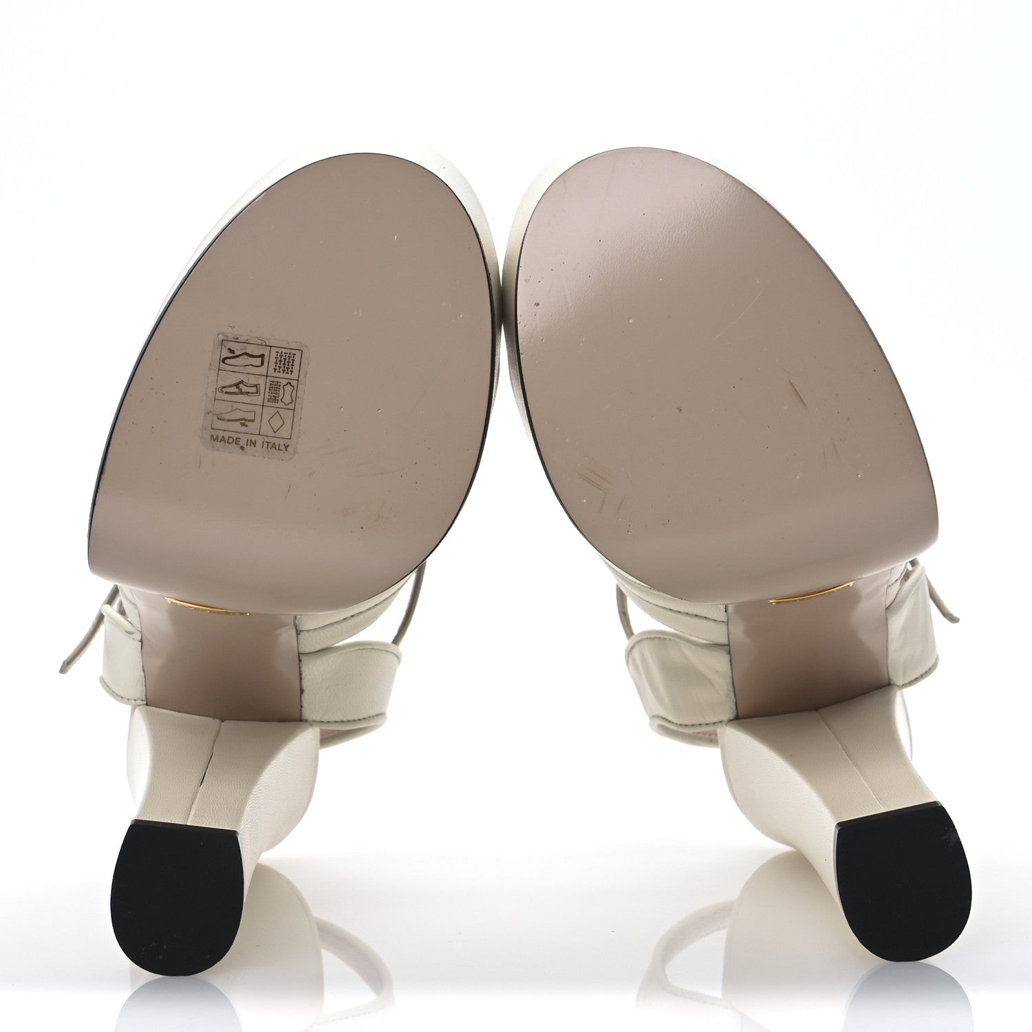 Gucci Malaga Kid Keyla Platform 60/155mm Slingback Sandals 35.5 Mystic White 13 of 36