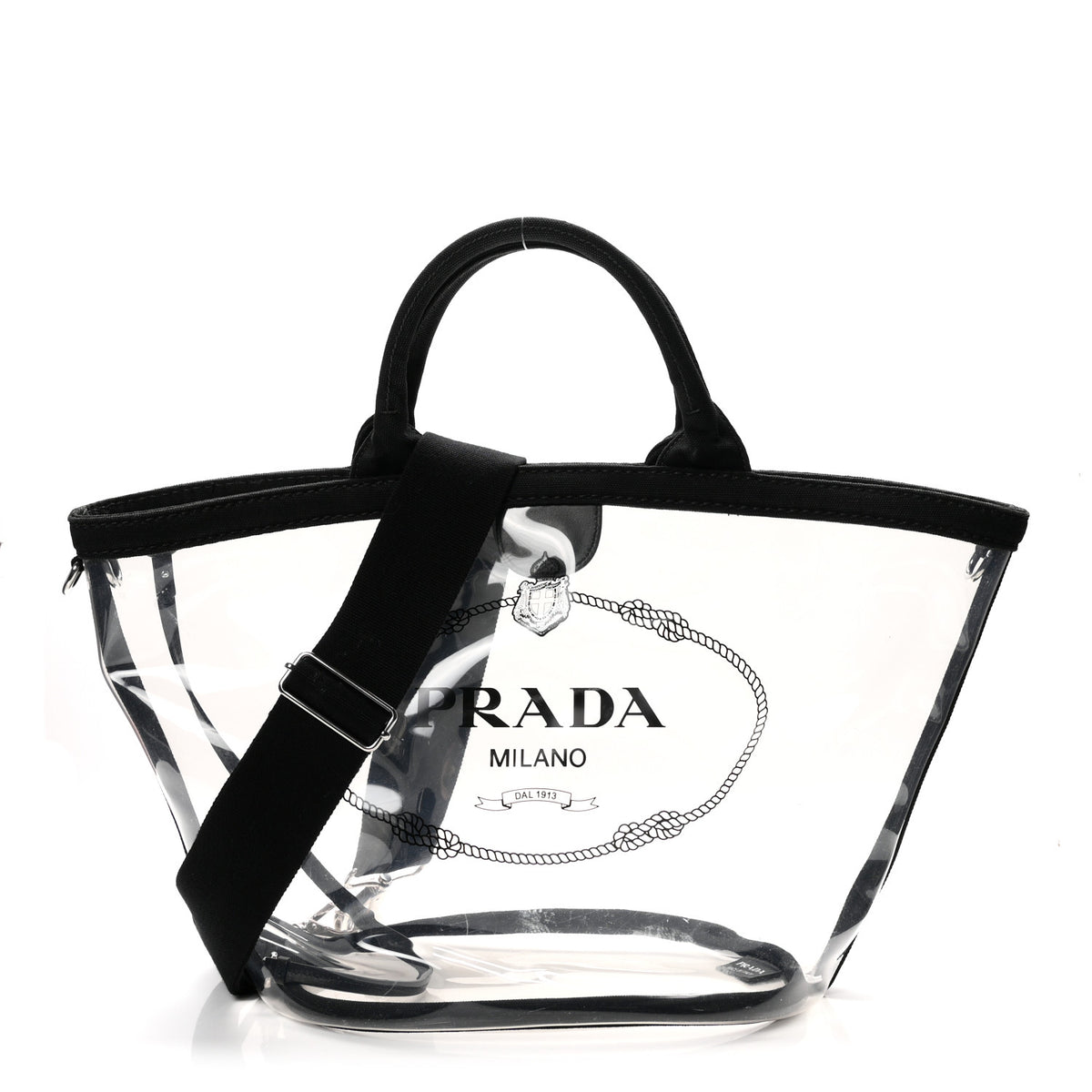 PVC Canapa Tote Black