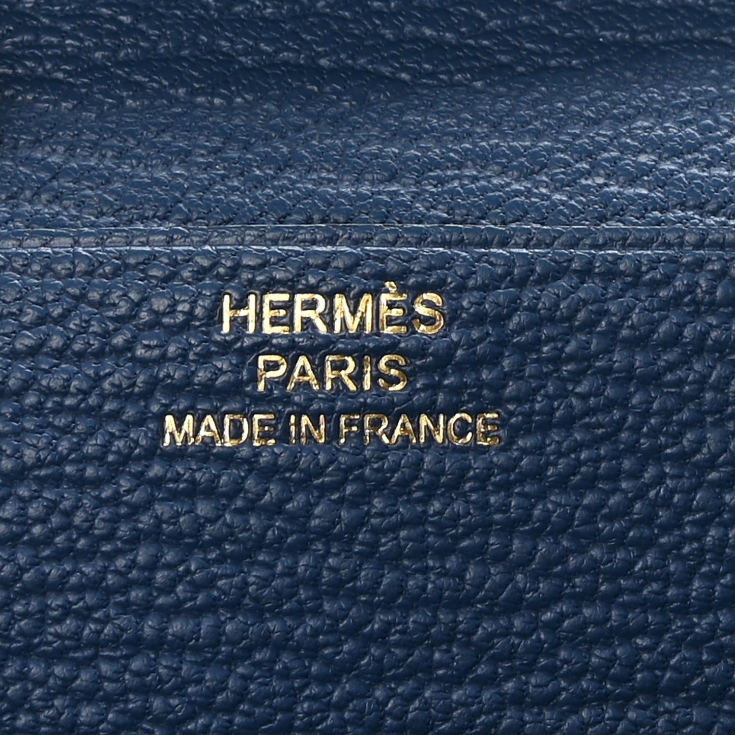 Chèvre Mysore Bearn Gusset Wallet Bleu Agate