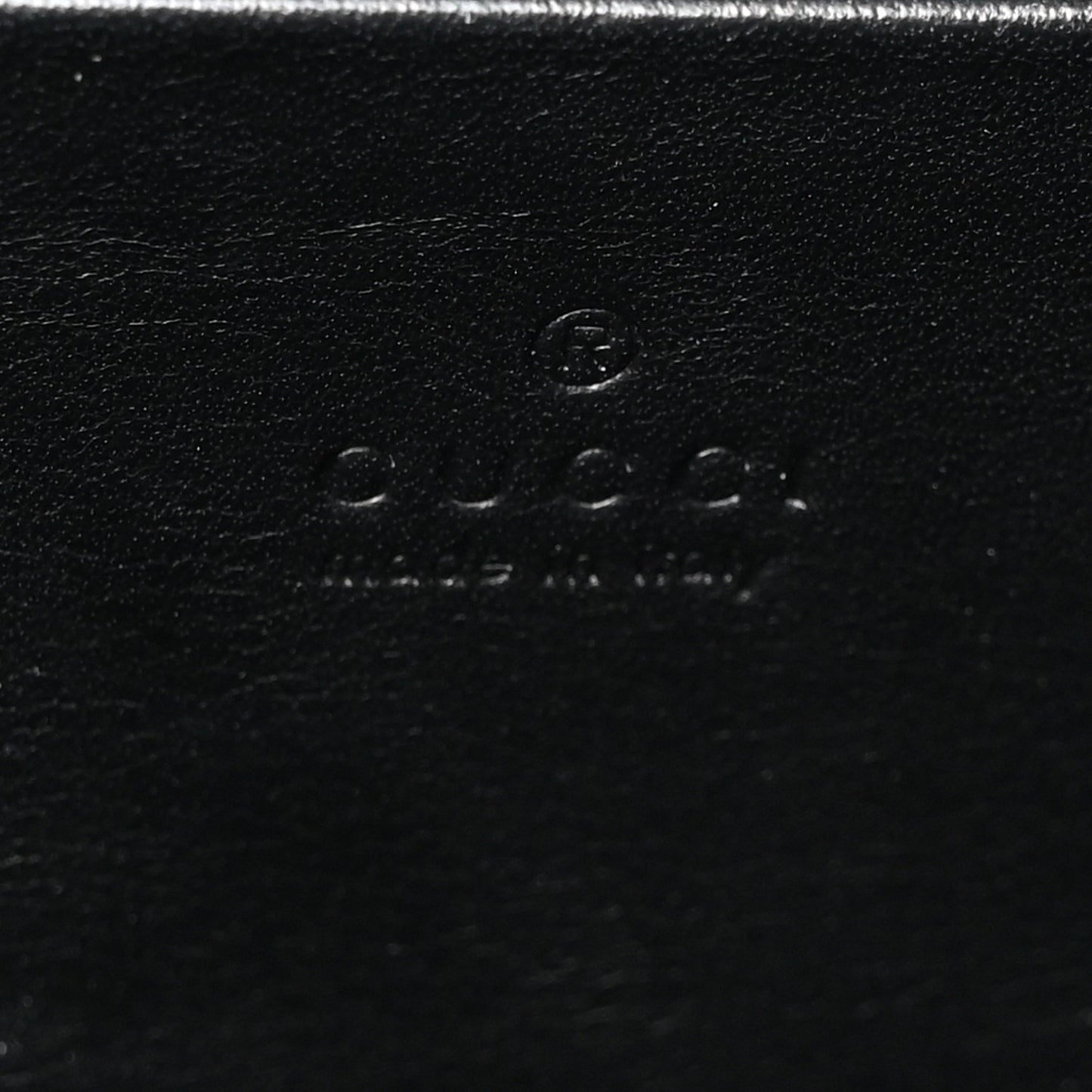 Calfskin Matelasse GG Marmont Chain Wallet Black