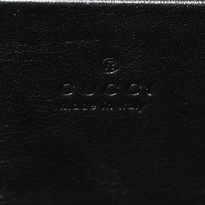 Gucci Calfskin Matelasse GG Marmont Chain Wallet Black 6 of 10