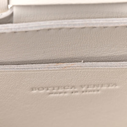 Bottega Veneta Lambskin Maxi Intrecciato Extra Mini Cassette Crossbody Bag White 10 of 10