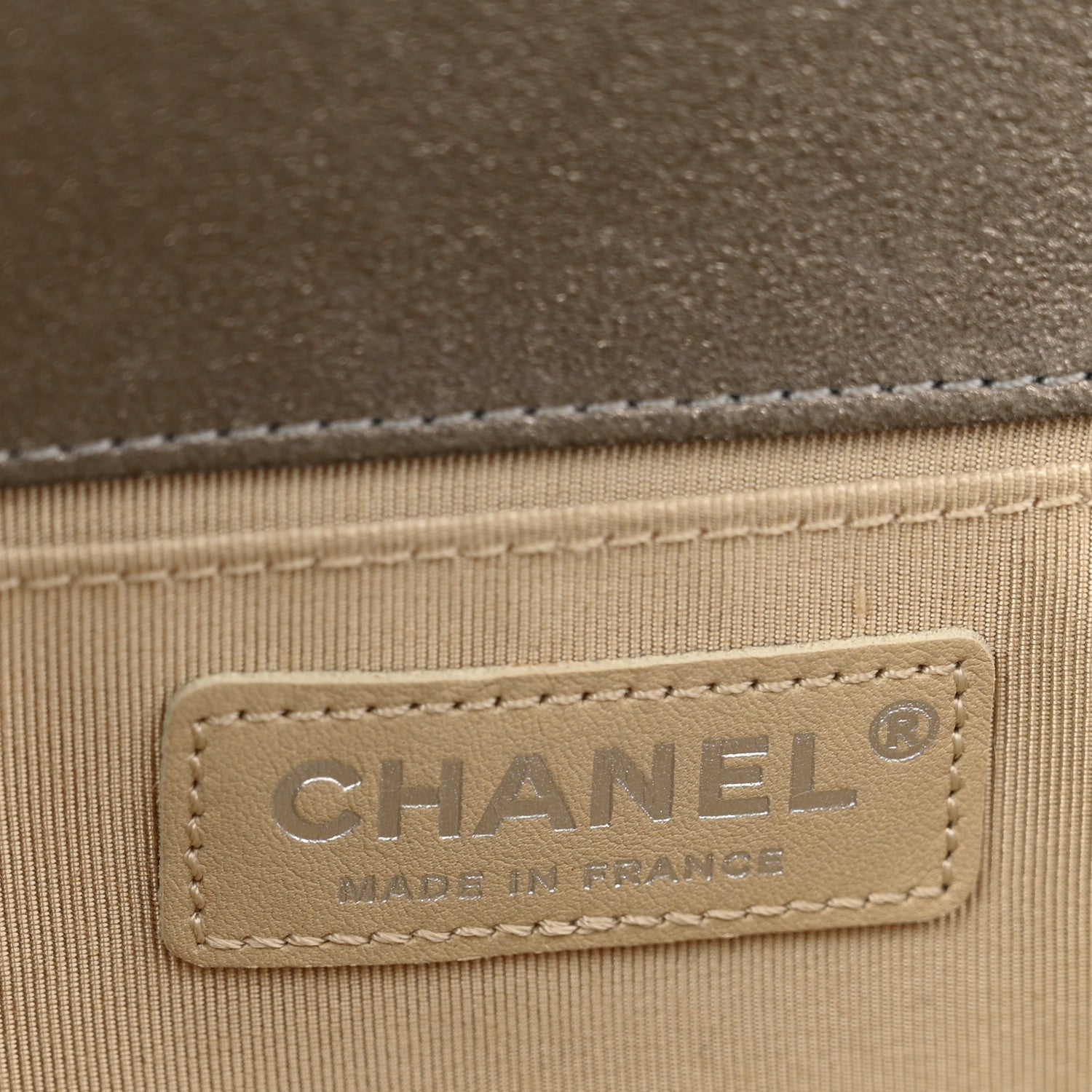 Chanel Iridescent Calfskin Quilted Strass Medium Paris Dallas Boy Flap Dark Khaki 6 of 11