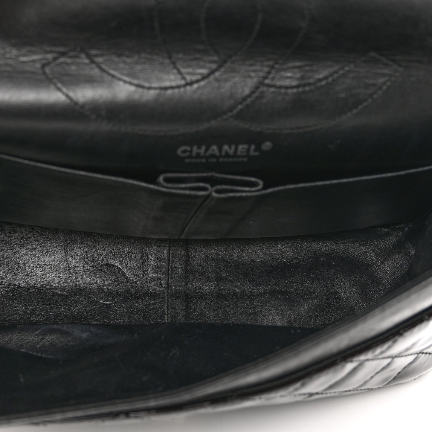 Patent Quilted 2.55 Reissue 227 Flap Brown