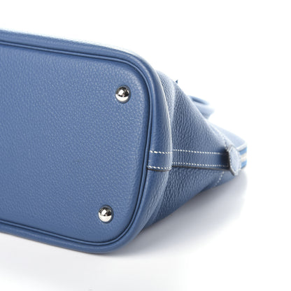 Hermes Taurillon Clemence Bolide 35 Bleu Thalassa 9 of 9