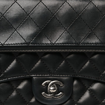 Chanel Lambskin Quilted Mini Multi Flap Bag Black 8 of 12