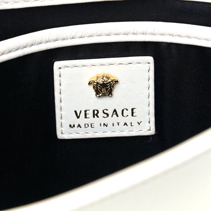 Versace Vitello Palazzo Medusa Evening Clutch Bag White 5 of 5