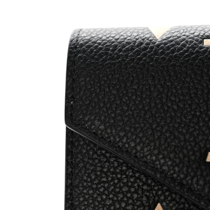 Louis Vuitton Empreinte Monogram Giant Victorine Wallet Black Beige 5 of 11