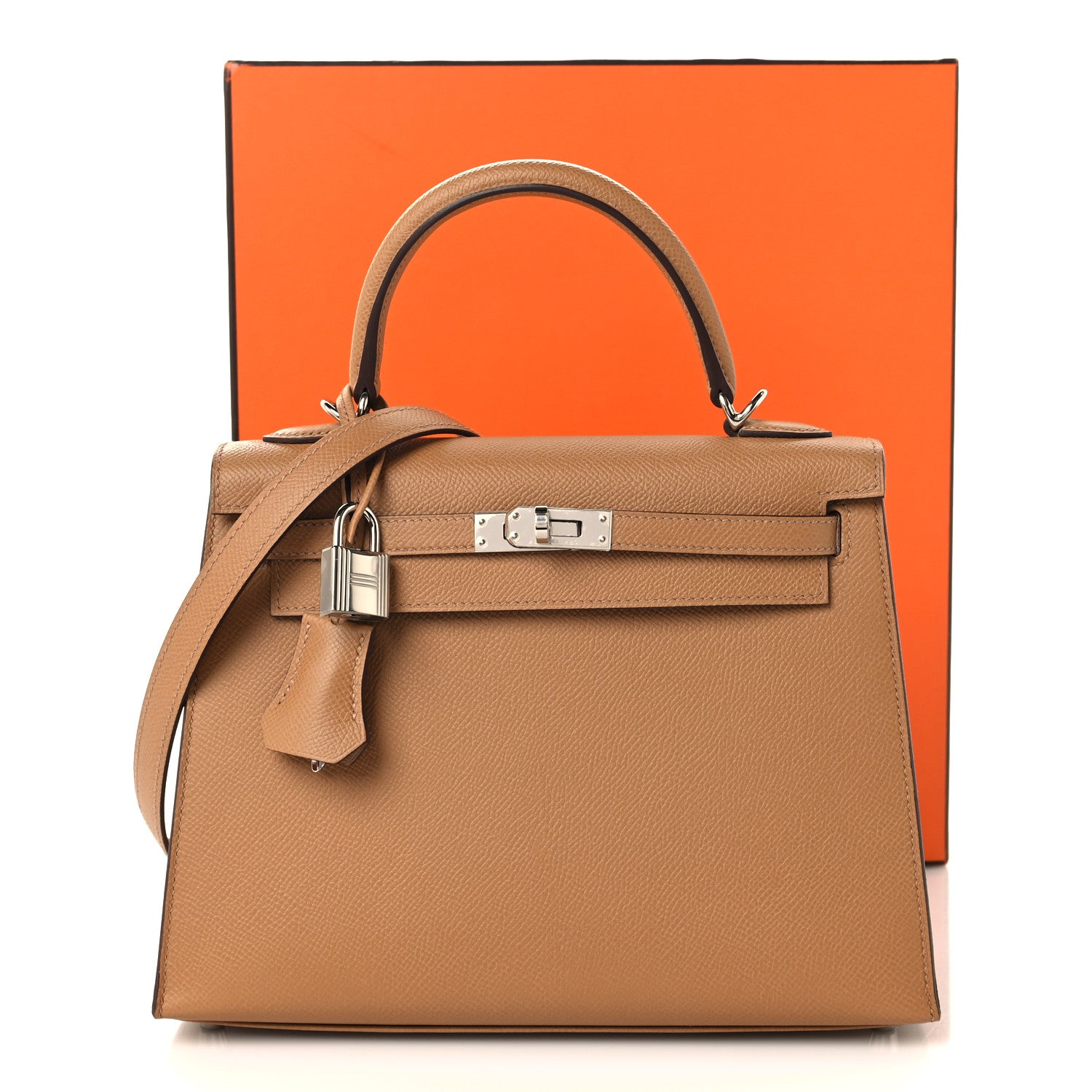 Hermes Epsom Kelly Sellier 25 Biscuit 13 of 13
