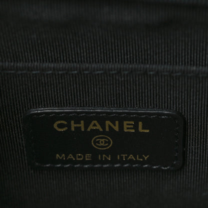 Chanel Lambskin Quilted Waist Bag With Pouch Black 6 of 10