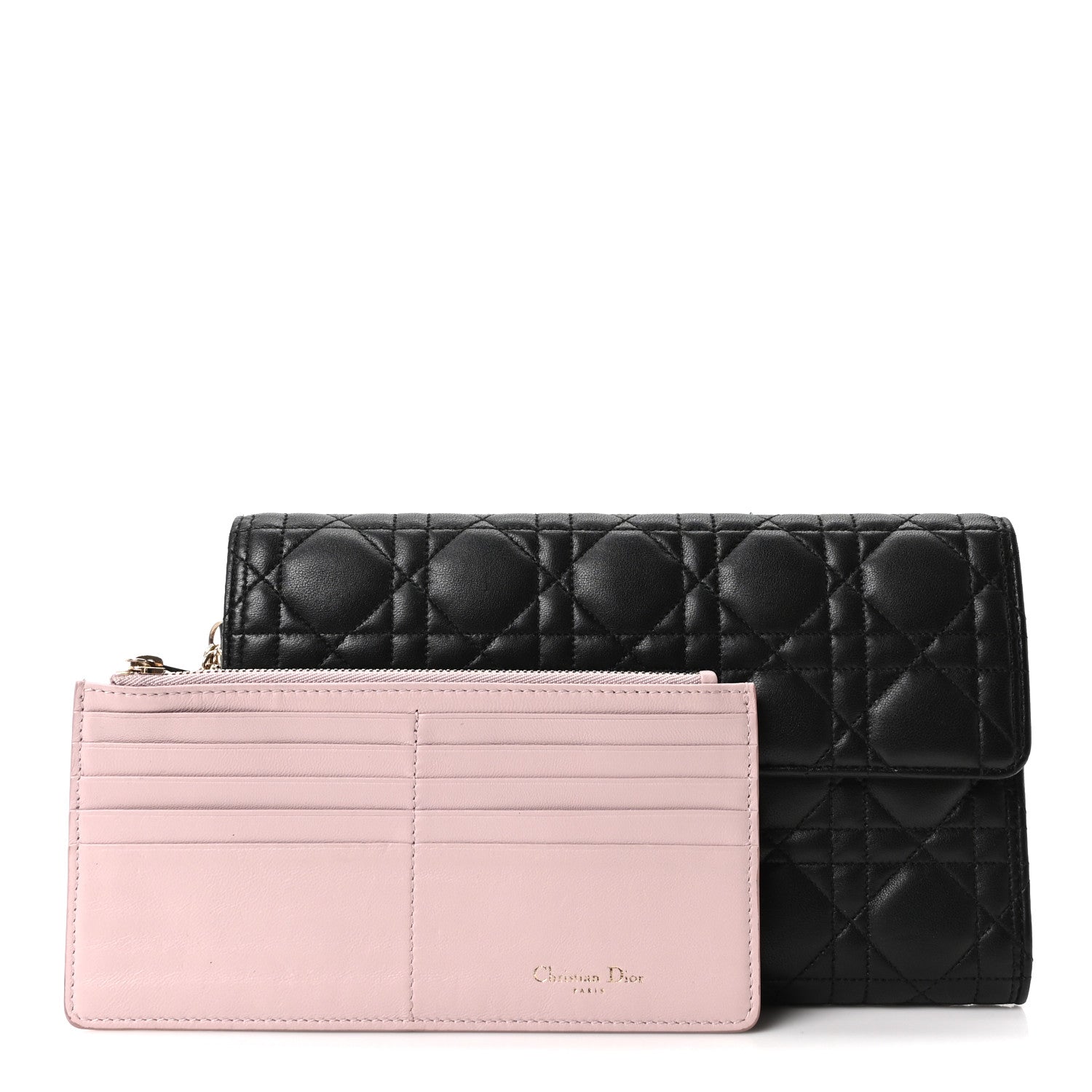 Christian Dior Lambskin Cannage Miss Dior Clutch Black 2 of 10