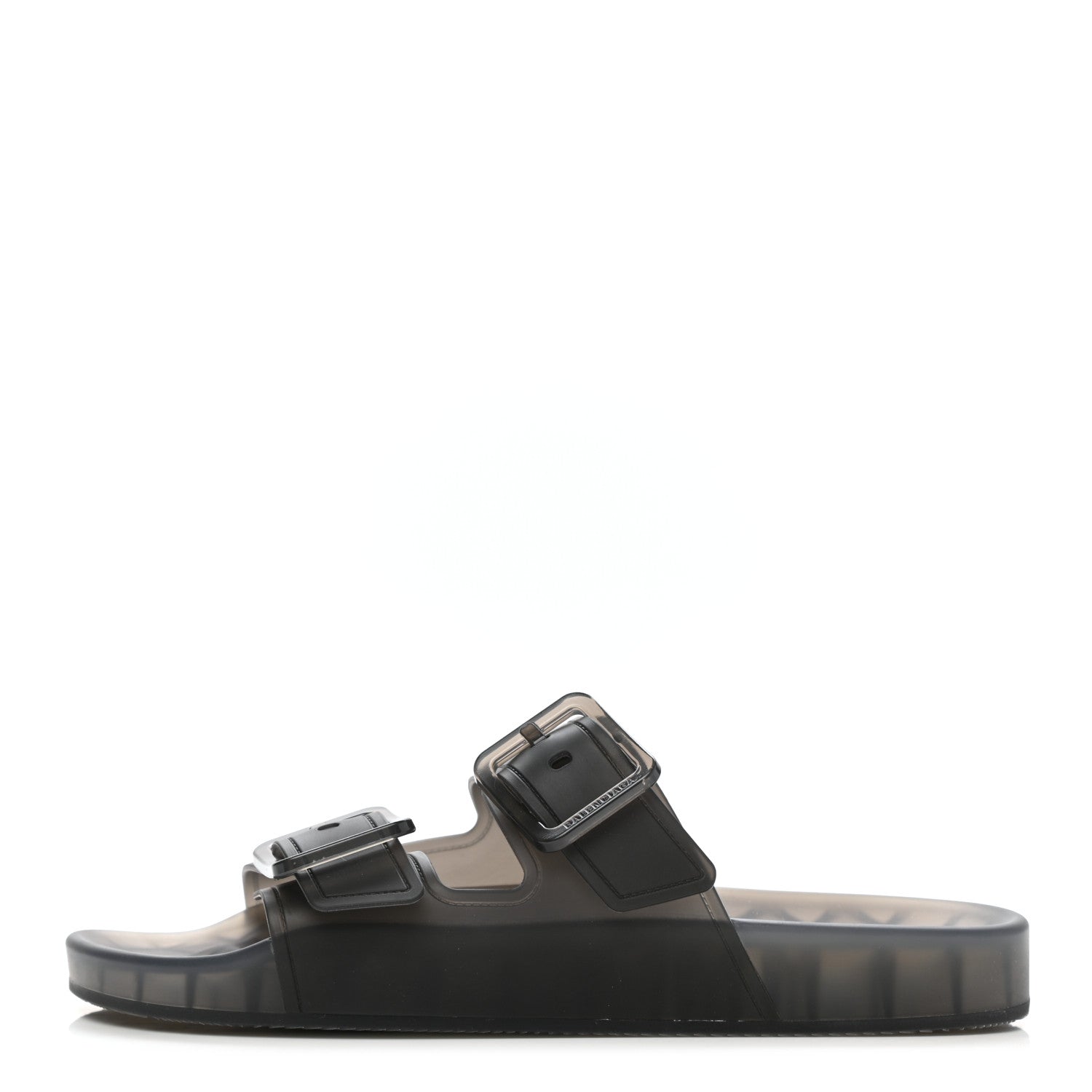 Balenciaga Technical Polyurethane Mallorca Slide Sandals 40 Black 1 of 8