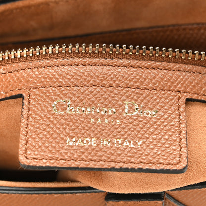 Christian Dior Grained Calfskin Saddle Bag Camello 6 of 9