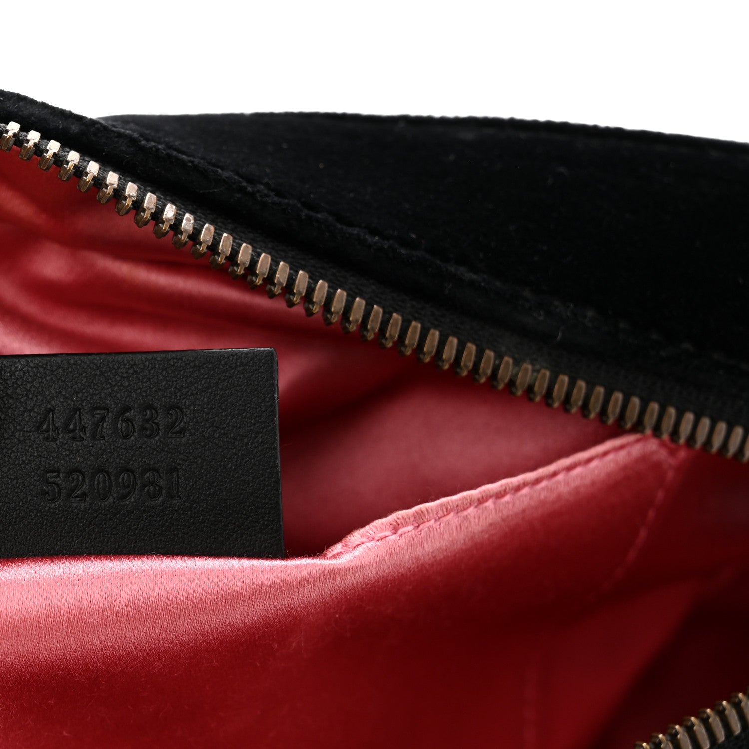 Gucci Velvet Matelasse Small GG Marmont Chain Shoulder Bag Black 7 of 11