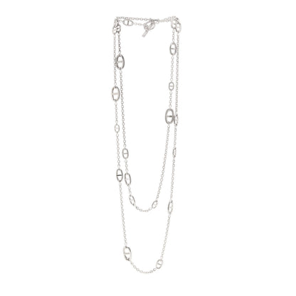 Hermes Sterling Silver Farandole Necklace 160 2 of 7