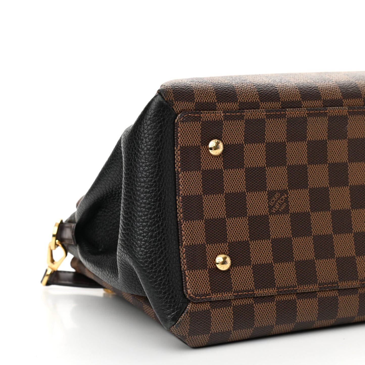 Cuir Taurillon Damier Ebene Normandy Black