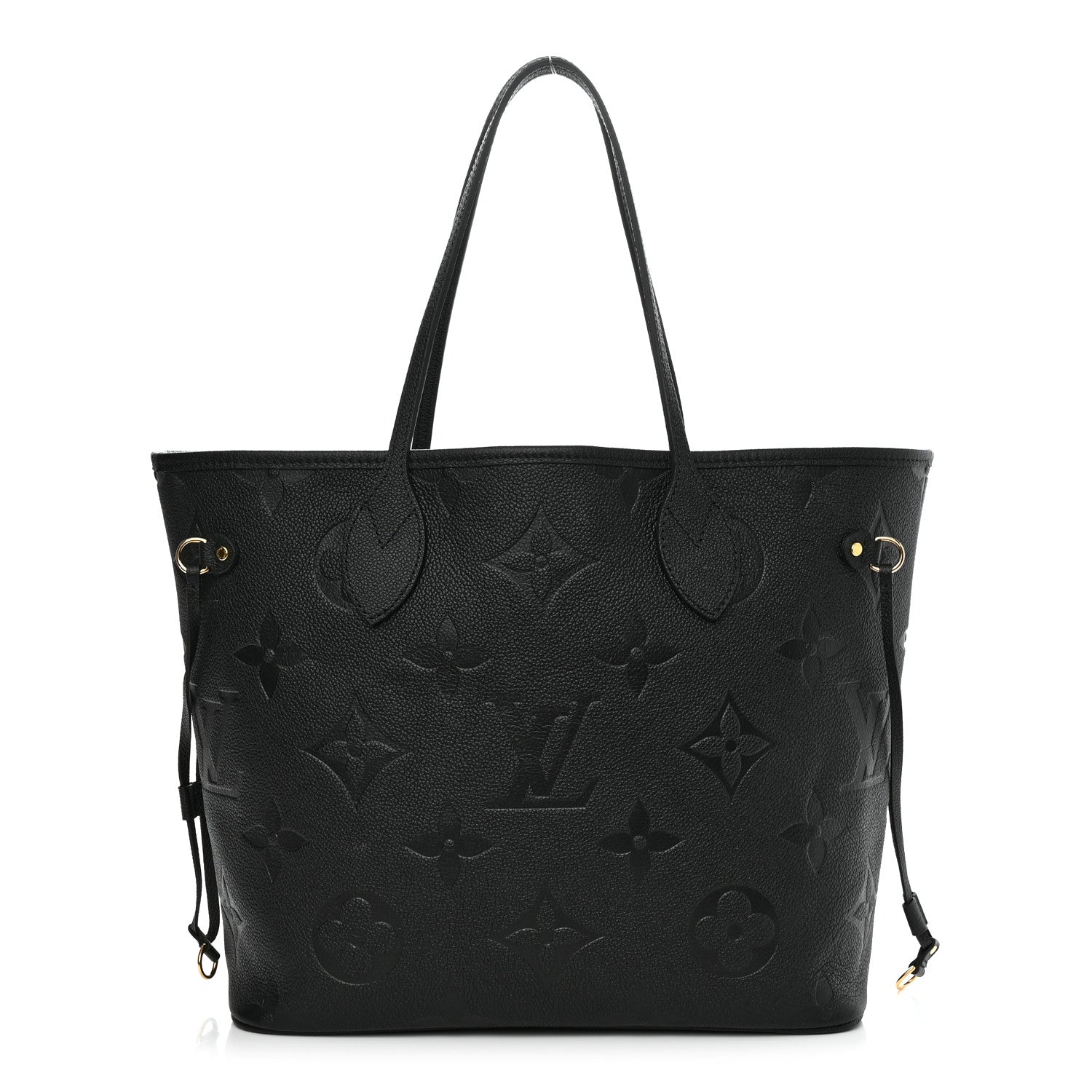 Louis Vuitton Empreinte Monogram Giant Neverfull MM Black 3 of 11