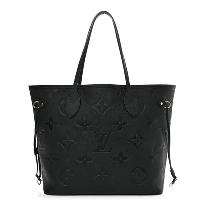Louis Vuitton Empreinte Monogram Giant Neverfull MM Black 3 of 11