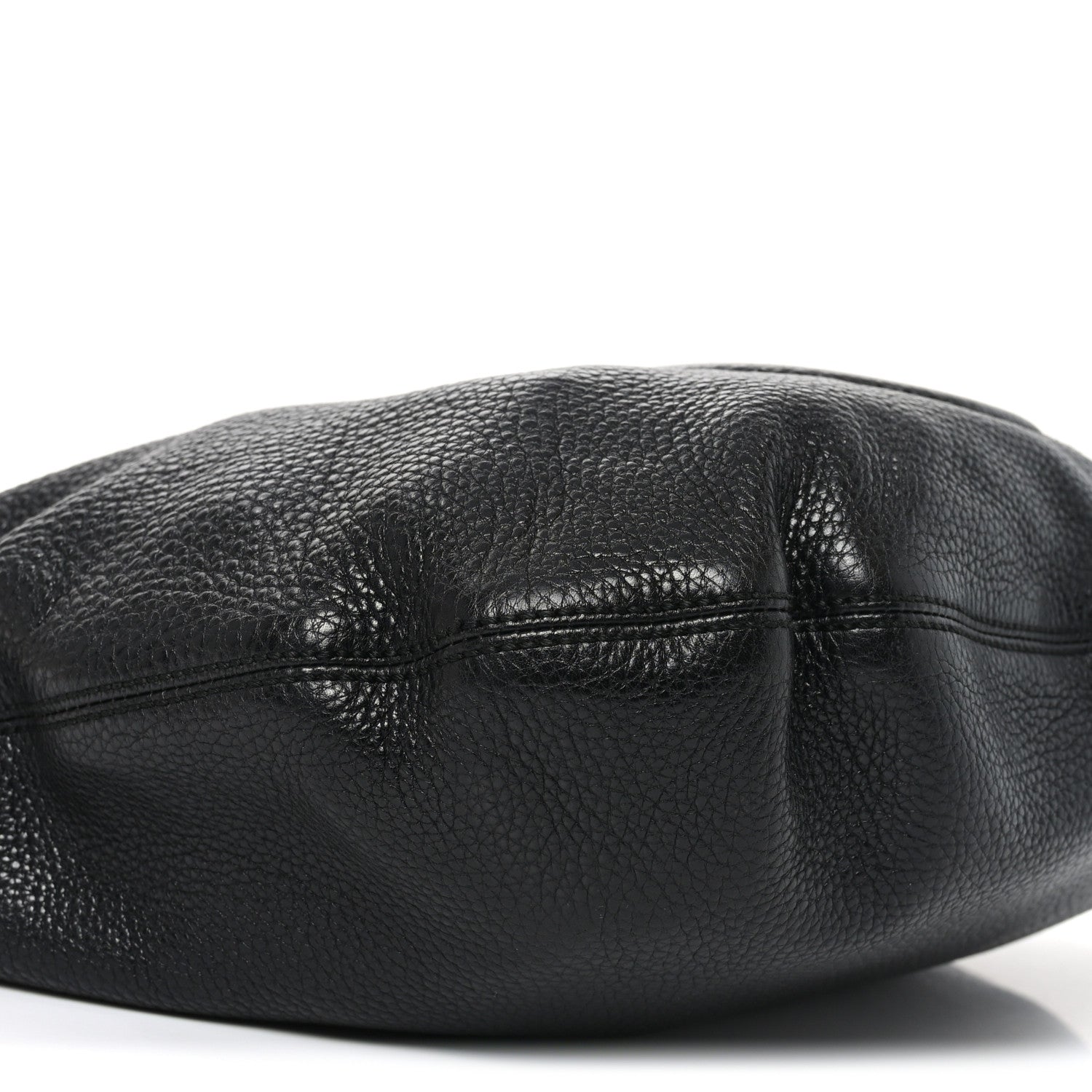Gucci Pebbled Calfskin Medium Soho Hobo Black 10 of 11