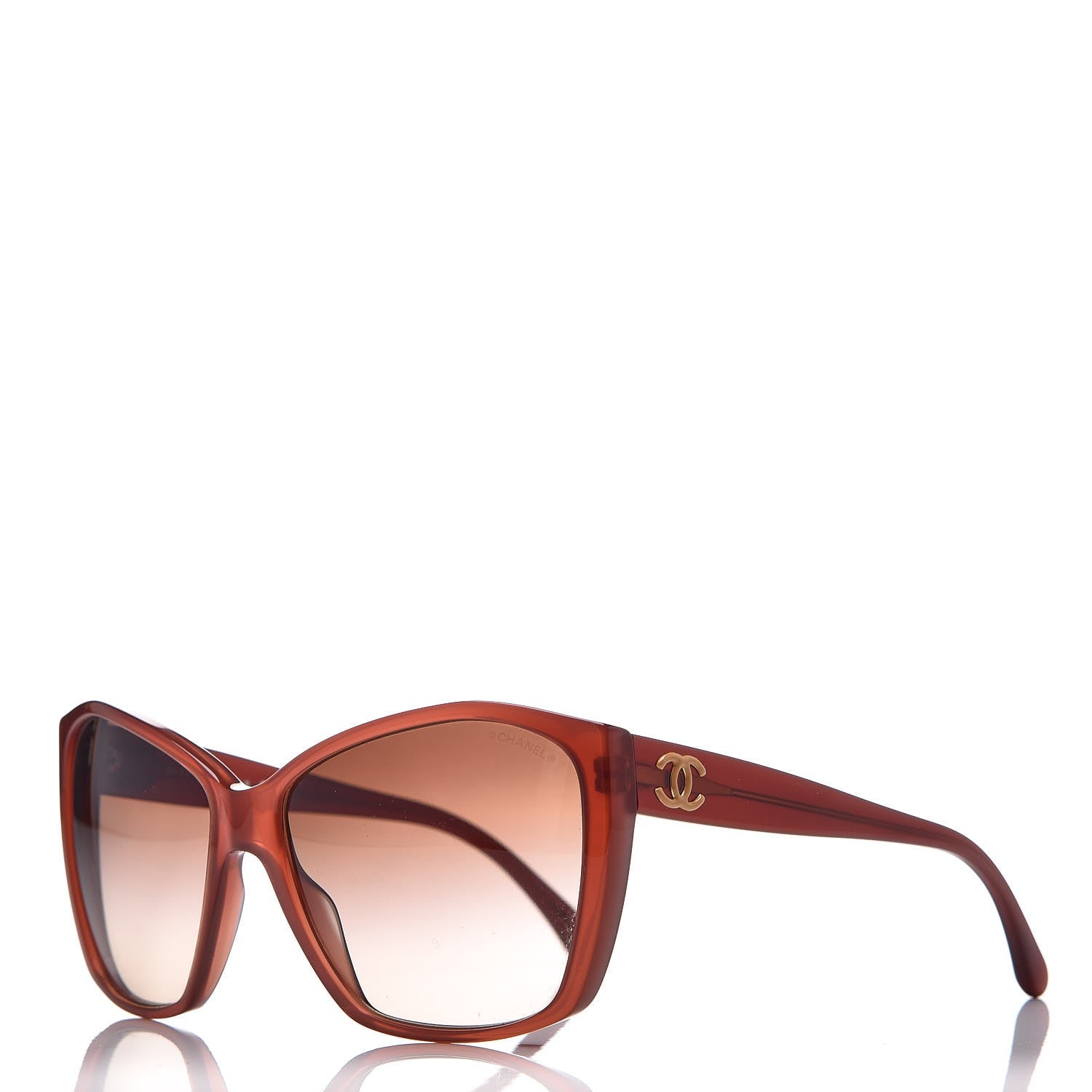 Chanel Acetate CC Sunglasses 5203 Red 1 of 8