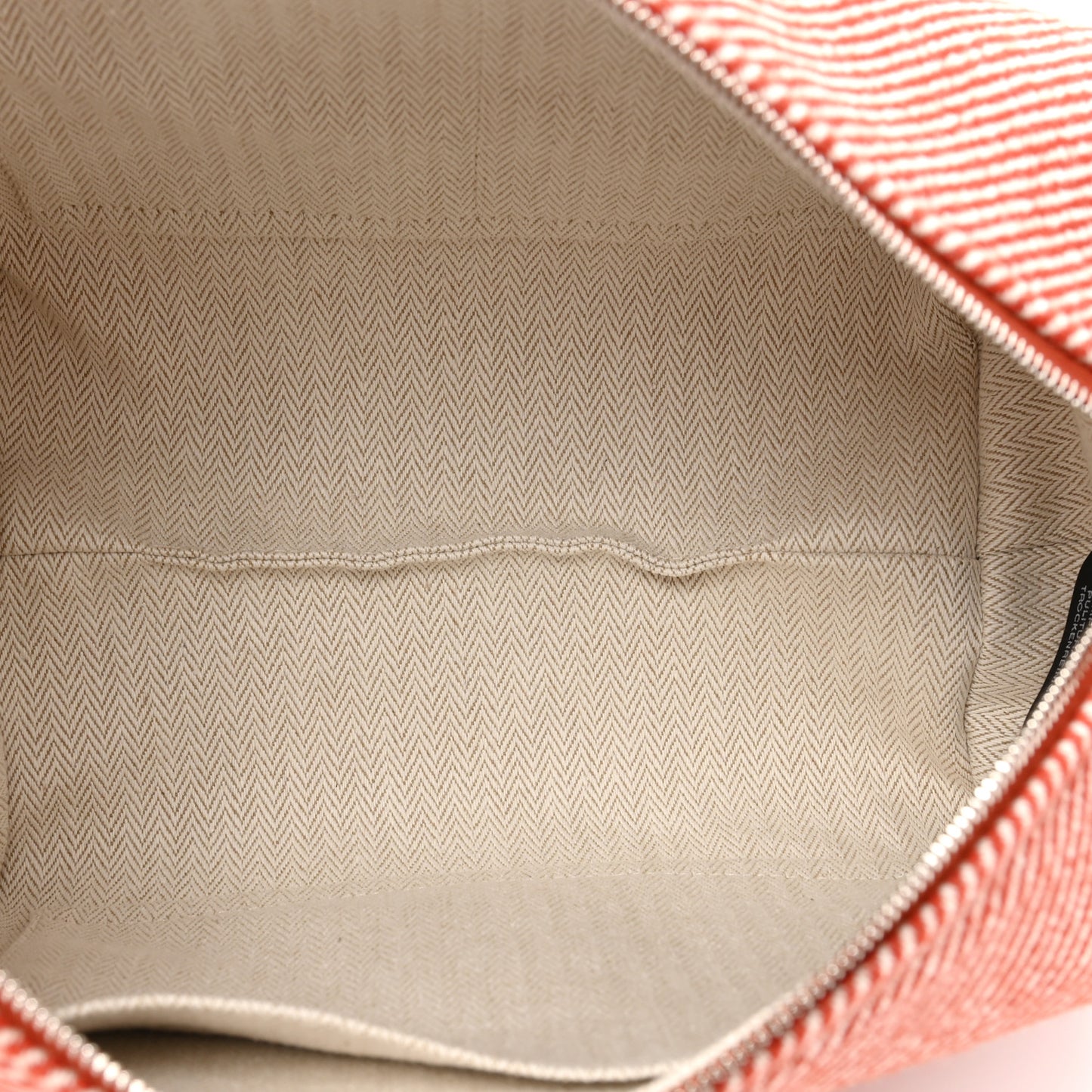 Wool Small Bride-A-Brac H Natte Pouch Tomette