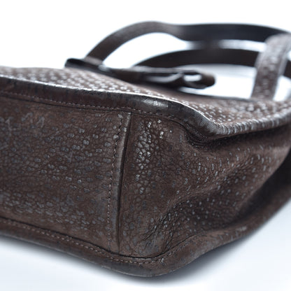 Prada Suede Bow Tote Dark Brown 9 of 9