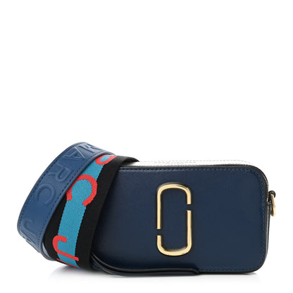 Marc Jacobs Saffiano Small Snapshot Camera Bag Blue Sea 1 of 13