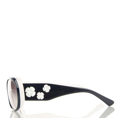 Chanel Camellia CC Sunglasses 5113 Blue White 2 of 7