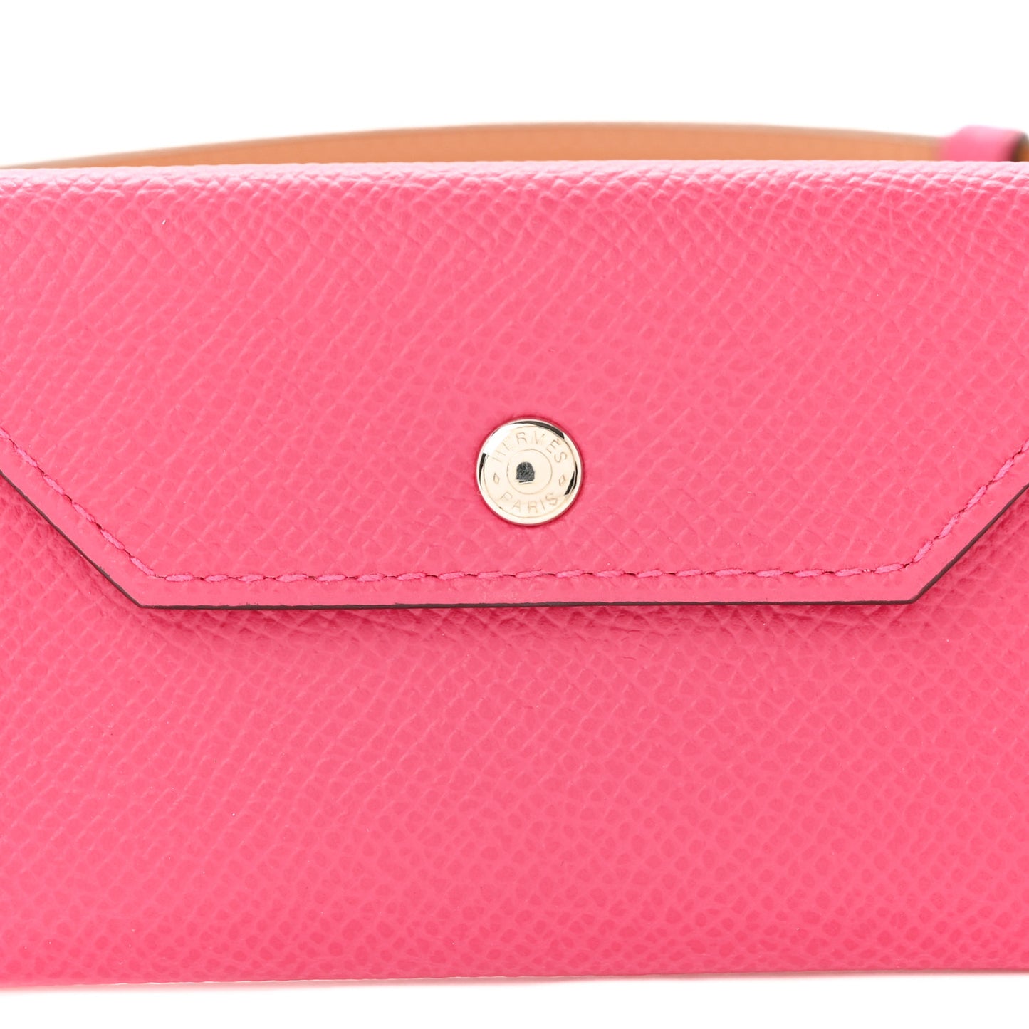 Epsom Kelly Pocket Belt Rose Mexico
