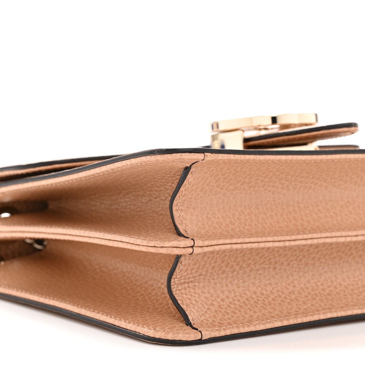 Gucci Dollar Calfskin Small Interlocking G Shoulder Bag Camelia 9 of 11