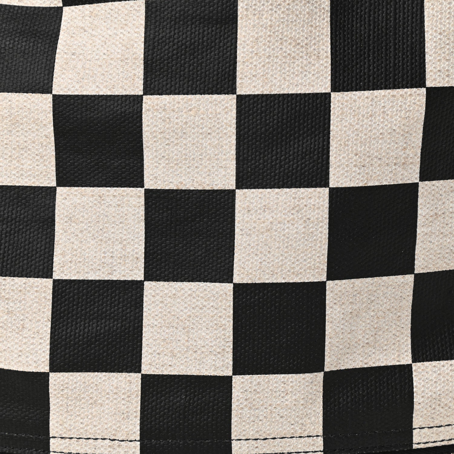 Saint Laurent Calfskin Checked Print Nuxx Backpack Black White 7 of 9