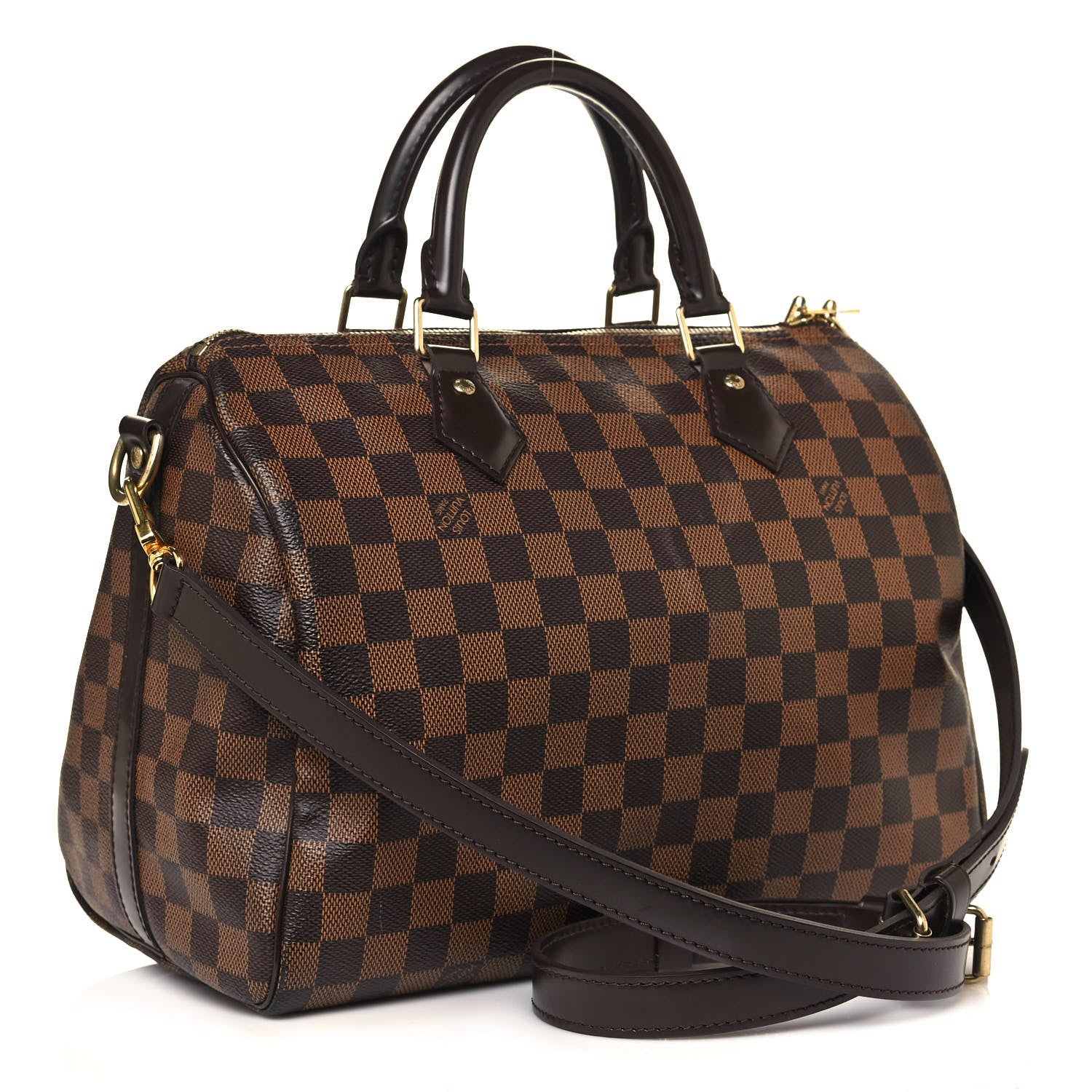 Louis Vuitton Damier Ebene Speedy Bandouliere 30 3 of 16