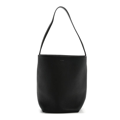 The Row Grained Calfskin Medium N/S Park Tote Black 1 of 11
