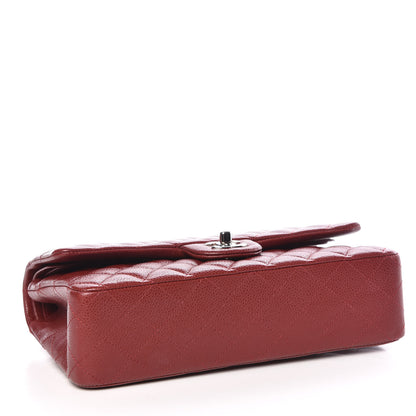 Chanel Caviar Quilted Medium Double Flap Red 5 of 10