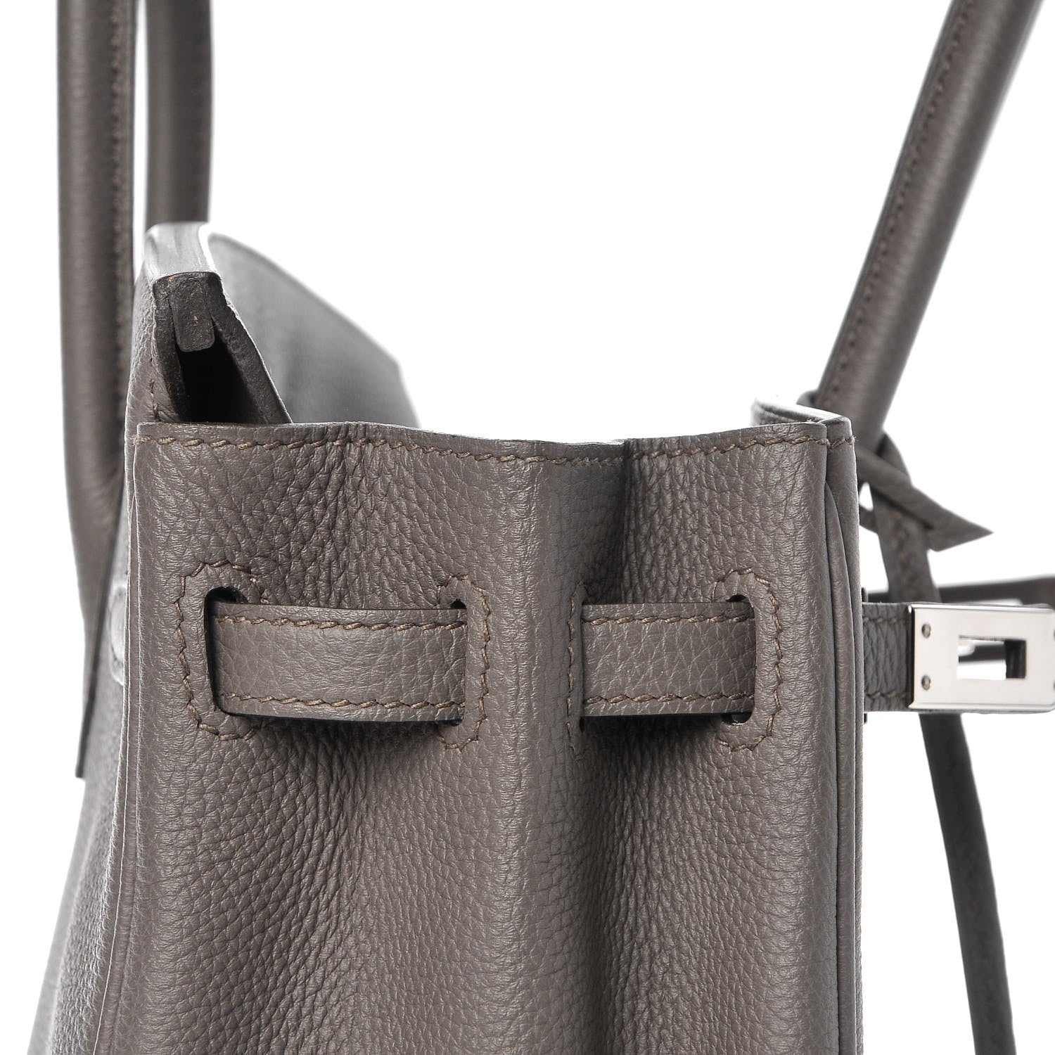 Hermes Togo Birkin 25 Etain 33 of 34