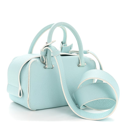Delvaux Taurillon Soft Mini Cool Box Satchel Light Blue 3 of 13