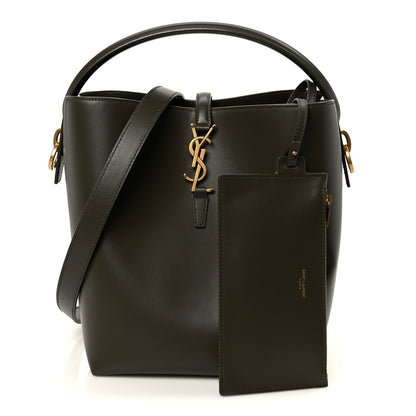 Saint Laurent Shiny Calfskin Le 37 Bucket Bag Deep Musk 3 of 13