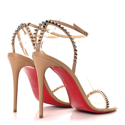 Christian Louboutin Kid Spiked So Me 100 Sandals 40 Nude 5 of 9