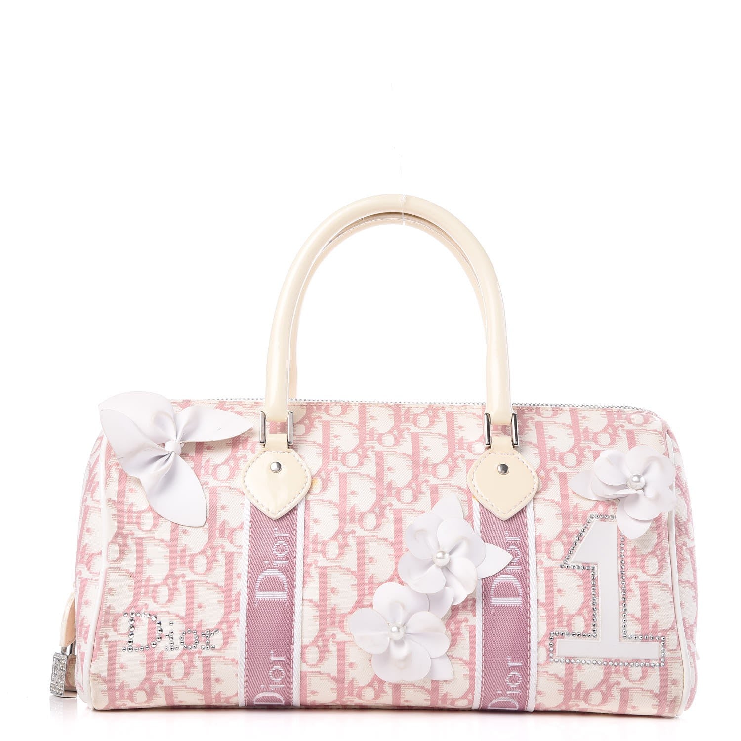Christian Dior Monogram Girly Boston Pink 1 of 15