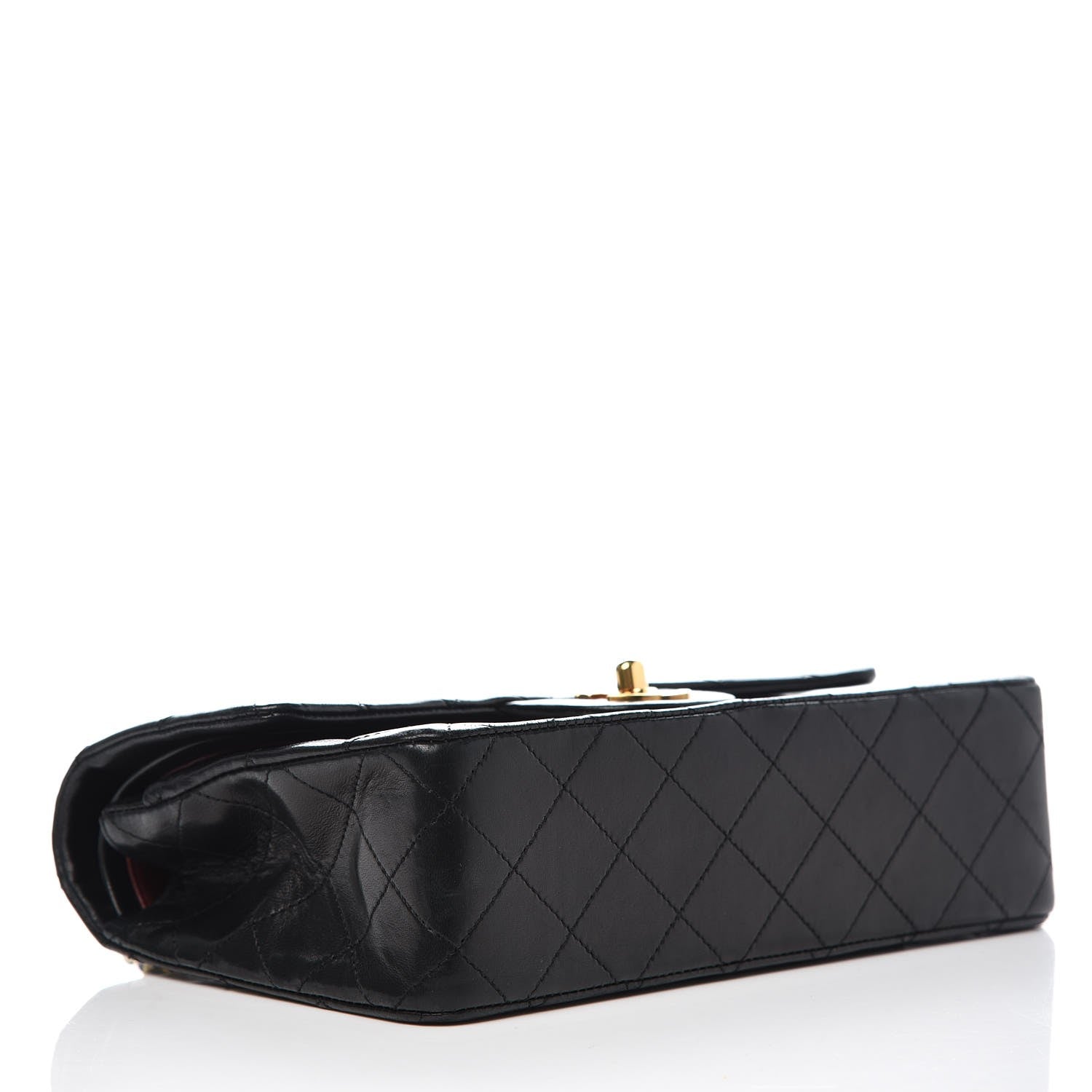 Chanel Lambskin Quilted Small Double Flap Black 4 of 11