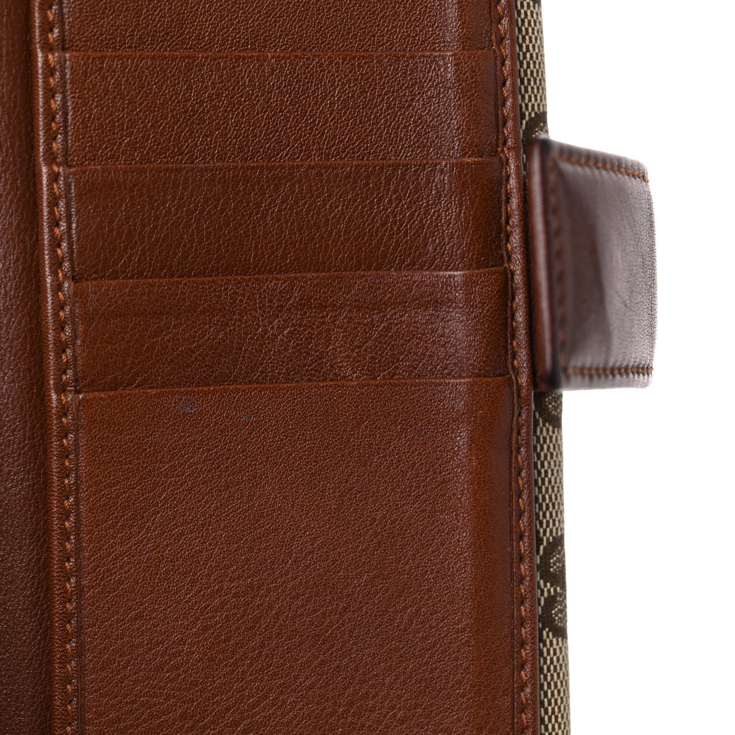 Gucci Monogram New Britt Continental Snap Wallet Dark Brown 10 of 23