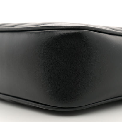 Saint Laurent Calfskin Matelasse Monogram Monochrome Lou Camera Bag Black 10 of 10