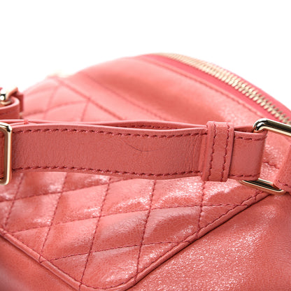Chanel Crumpled Glazed Lambskin Quilted Waist Bag Fanny Pack Pink 12 of 12