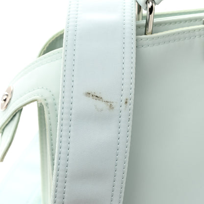 Fendi Nylon Vitello Cover Logo Embossed Mini Peekaboo I SEE U Satchel Baleari Black 11 of 11