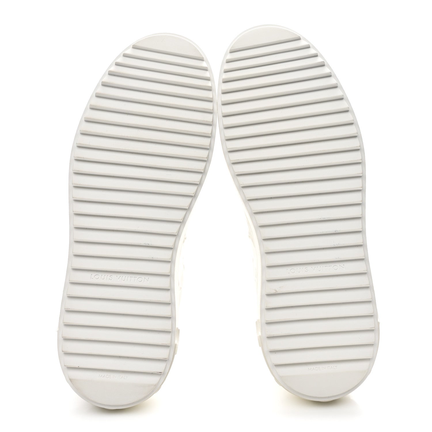Louis Vuitton Calfskin Monogram Debossed Time Out Sneakers 37.5 White 6 of 10