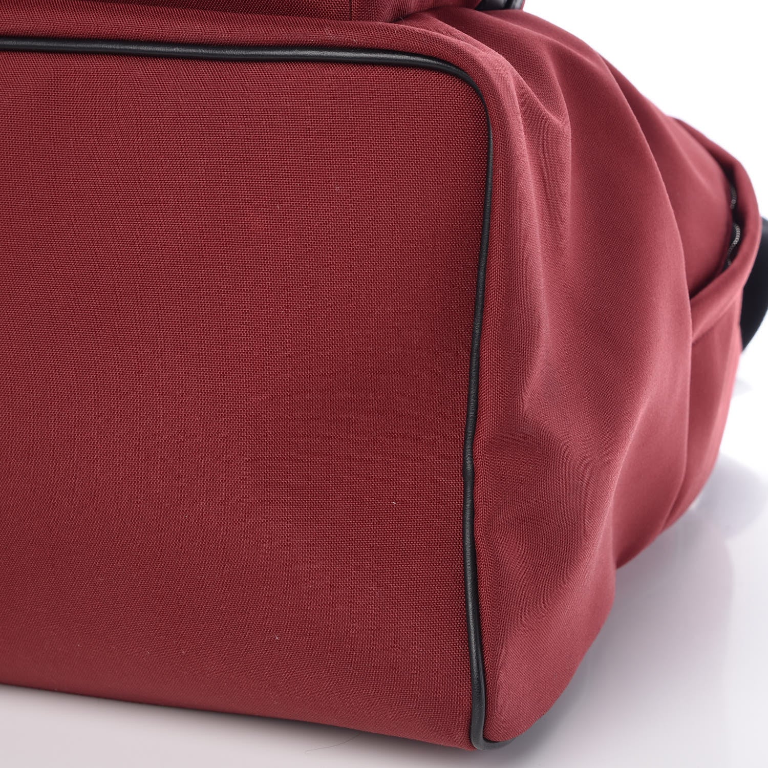 Saint Laurent Canvas Nylon Giant City Backpack Red 10 of 10