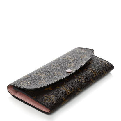 Louis Vuitton Monogram Emilie Wallet Rose Ballerine 4 of 10