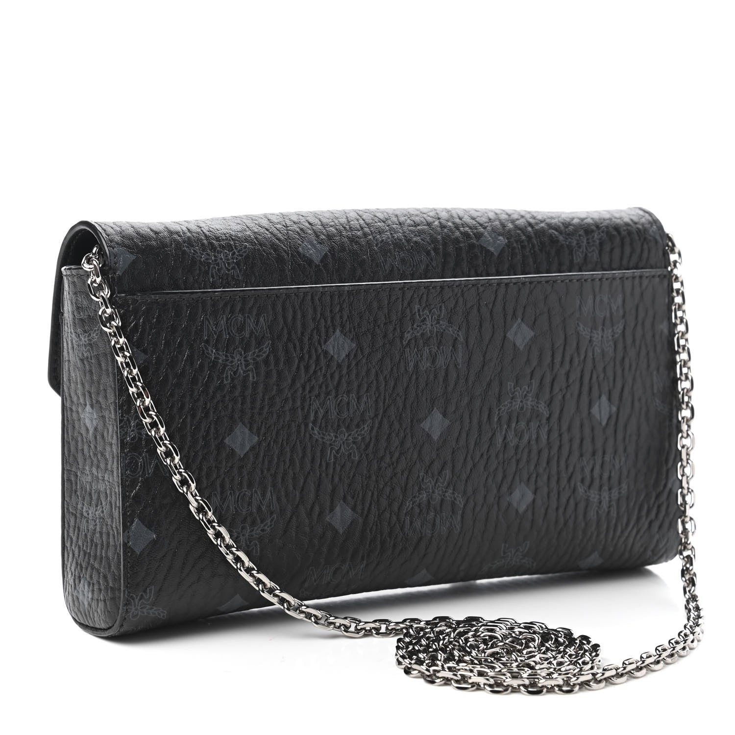 MCM Visetos Small Millie Crossbody Bag Black 3 of 12