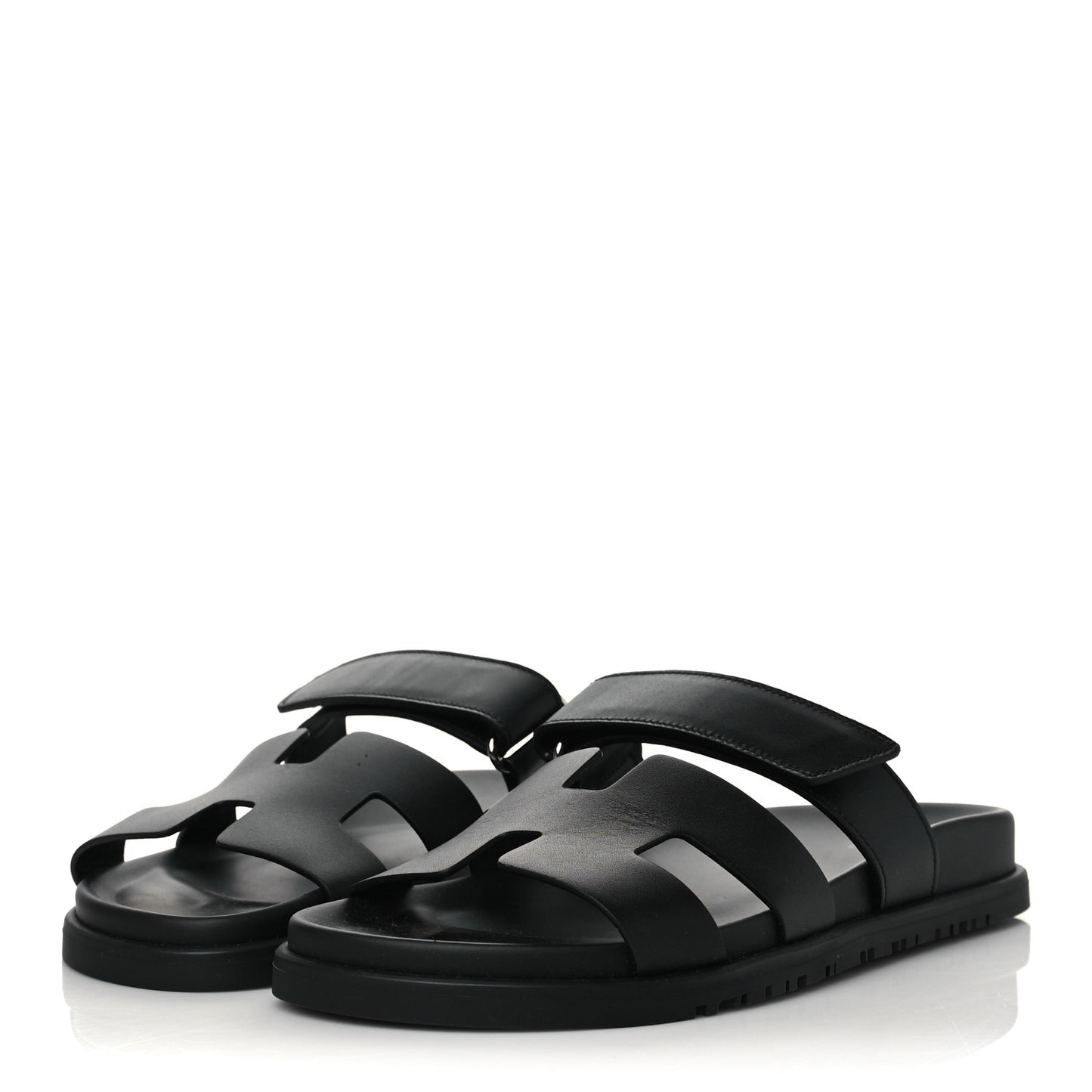 Calfskin Womens Chypre Sandals 38 Black